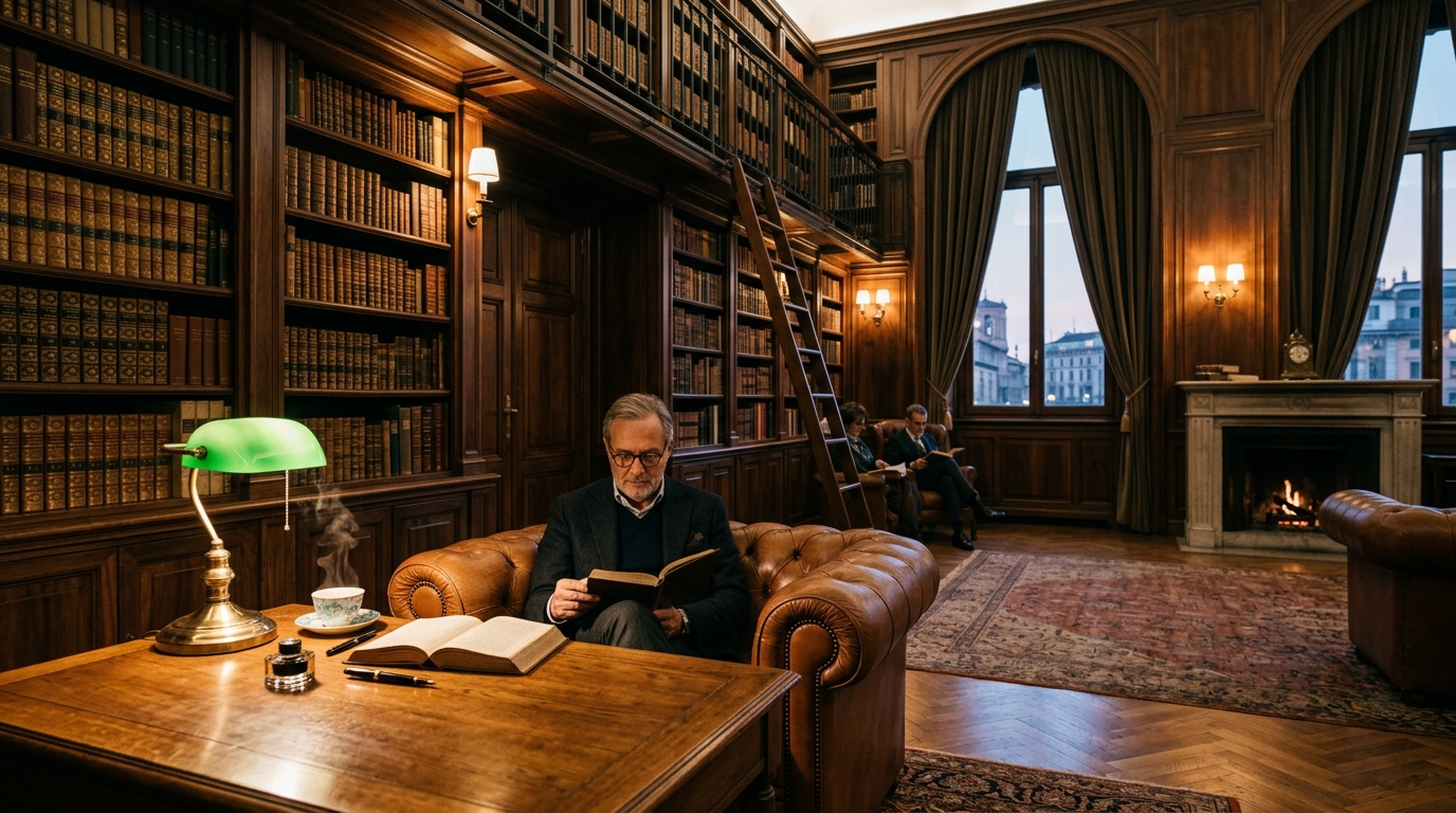 Atmosfera del Circolo Serba Viva Uomo - Studio e Biblioteca